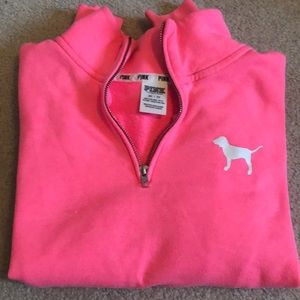 PINK quarter zip